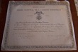 Diplôme de Chevalier de la Légion d'Honneur